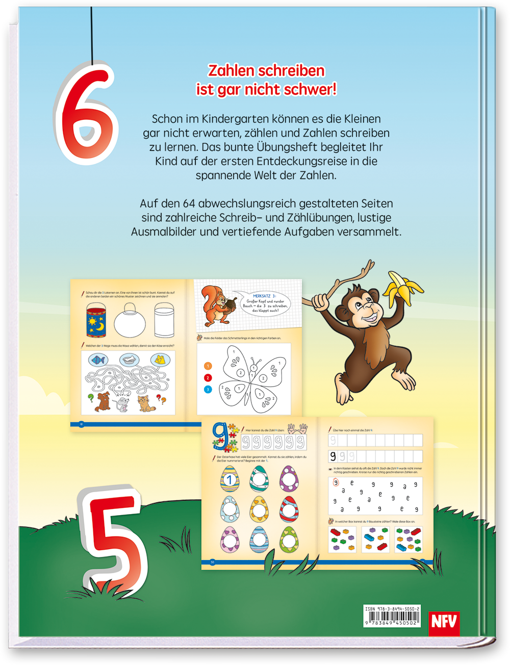 Zahlen lernen von 1?10 ab 5 Jahren - Lernhilfe